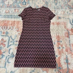 Calvin Klein Chevron Dress